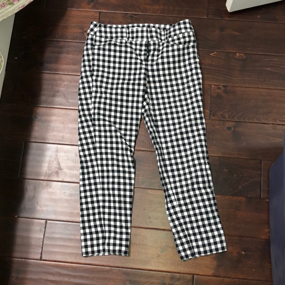 Gingham print pants!